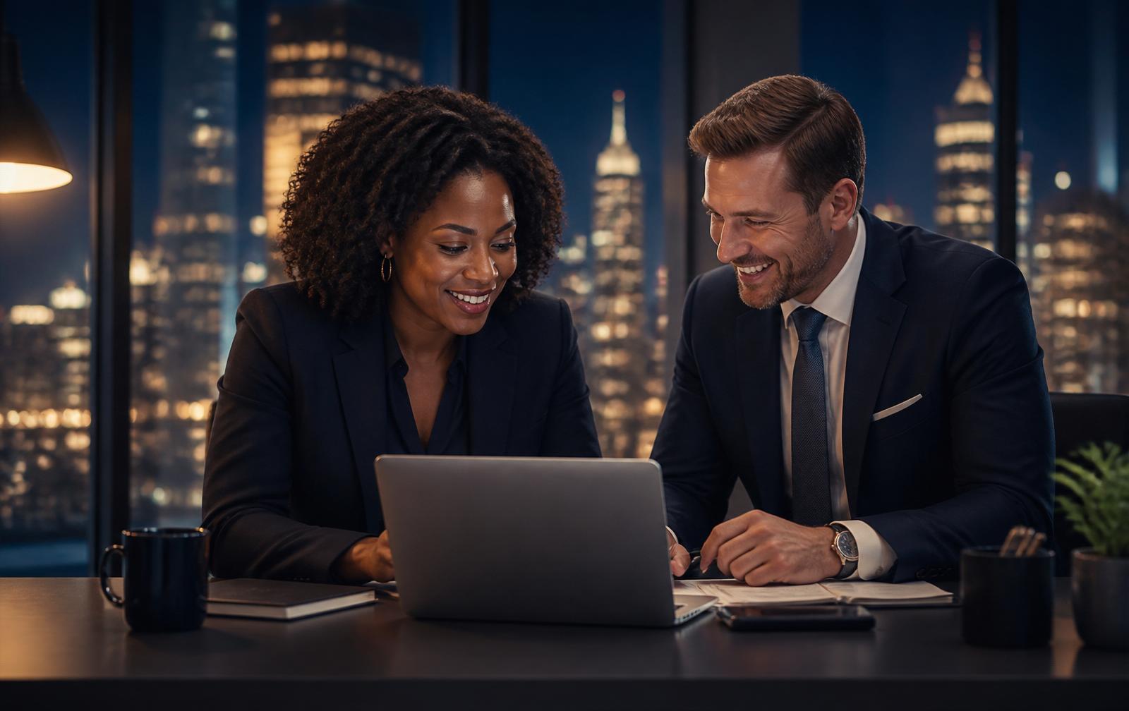 SJ Business Solutions consultants collaborating
